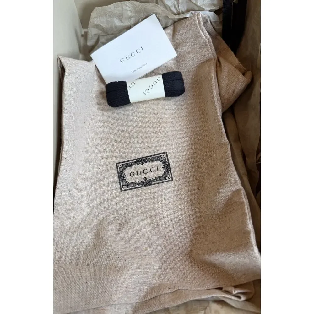 Size 8.5US - Gucci Screener Beige Monogram NEW/RETAIL $1.1K!